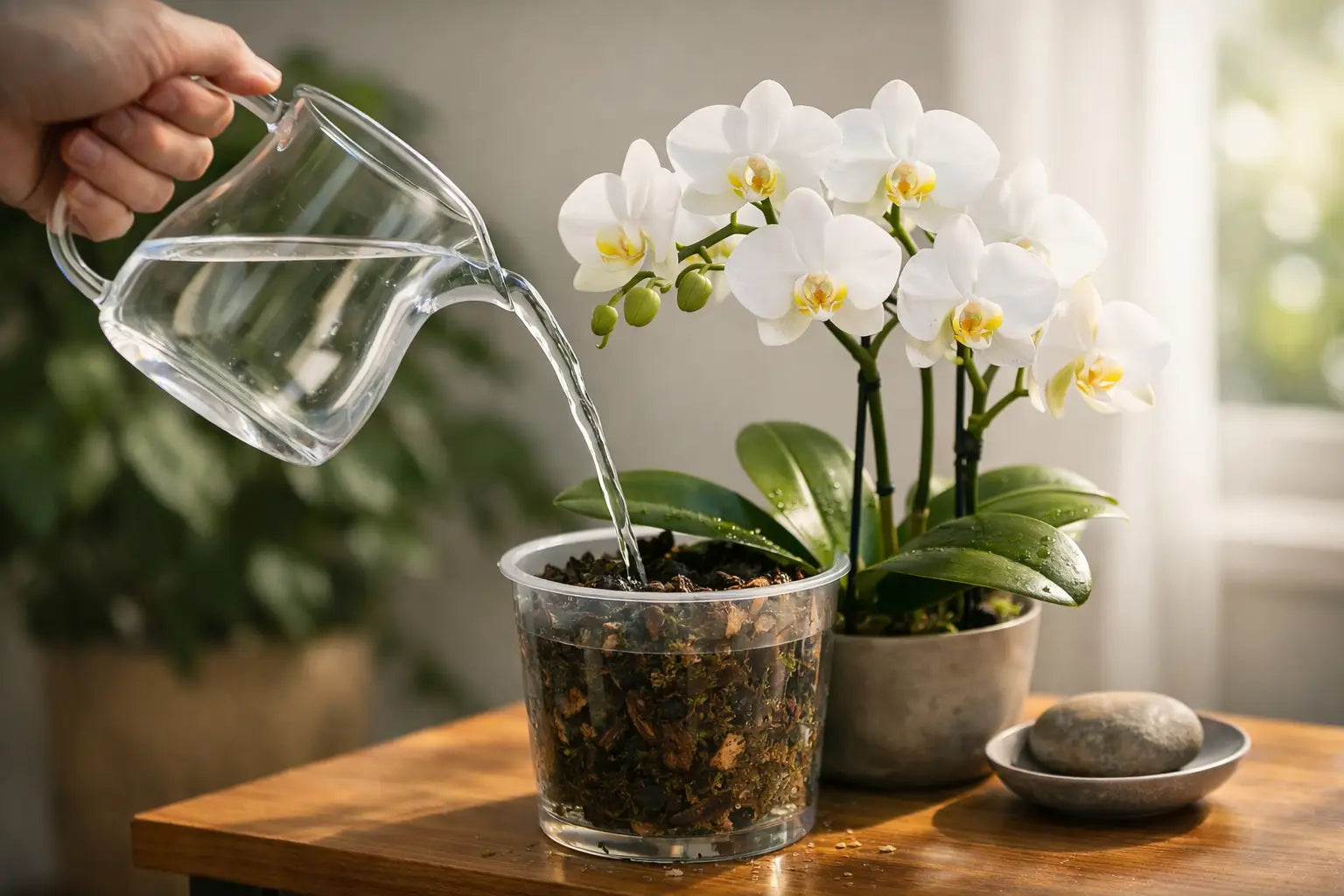 Cada cuánto regar una orquídea Phalaenopsis