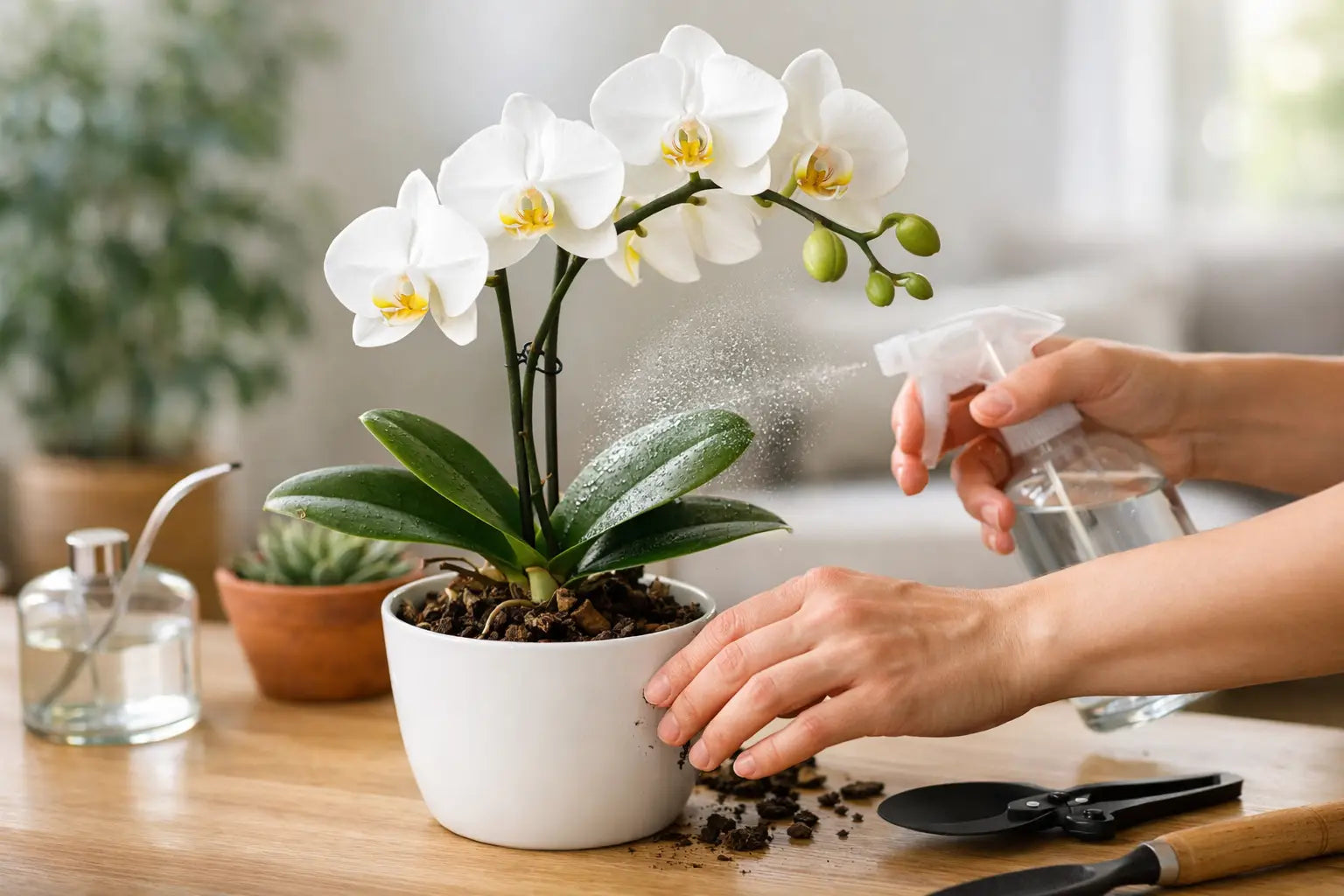 Cómo cuidar una orquídea Phalaenopsis en casa